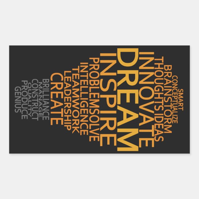 Sonderaufkleber für Inspirationslampen Rechteckiger Aufkleber (Vorderseite)