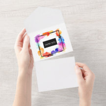 Sonderausdruck Hochzeit Einladende Leinwand