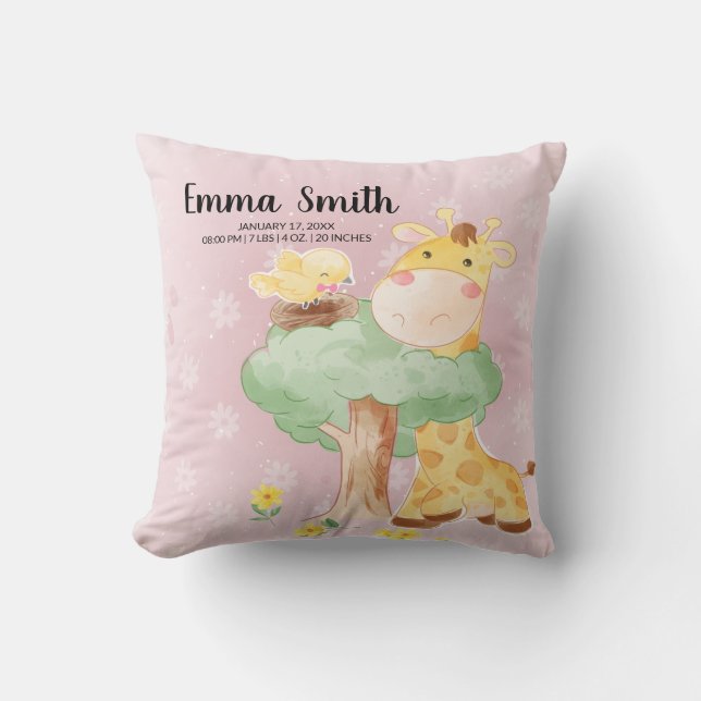 Sonderauslieferung Giraffe Kinderdusche Kissen (Vorderseite)