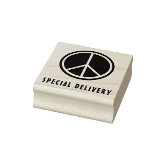 Sonderauslieferungsfriedenszeichen Gummistempel
