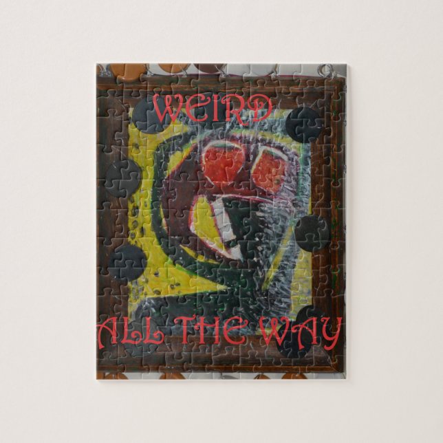 Sonderbar vollständig auf Außenseiter-Kunst - Puzzle (Vertikal)