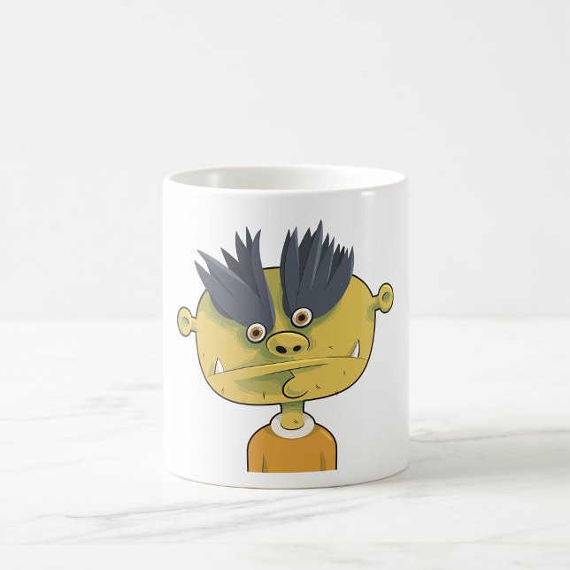 Sonderbare Alien-Person Kaffeetasse (Von Creator hochgeladen)