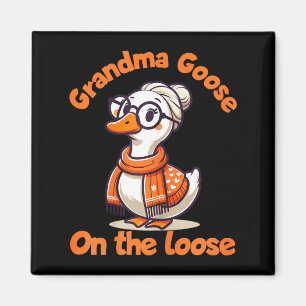 Sonderbare Gänse Kreationen Lustige Oma Gans Auf D Magnet