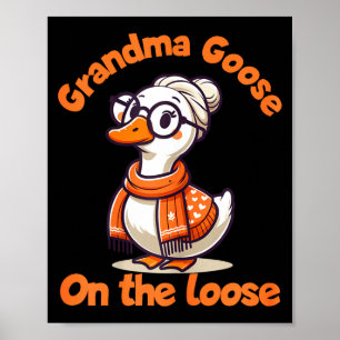 Sonderbare Gänse Kreationen Lustige Oma Gans Auf D Poster