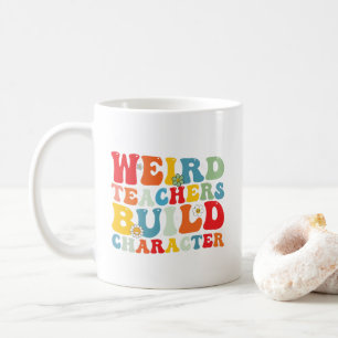 Sonderbare Lehrer bilden Charakter Groovy Lehrer Kaffeetasse