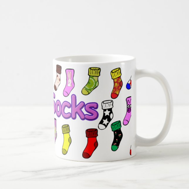 Sonderbare Socken-Tasse Tasse (Rechts)