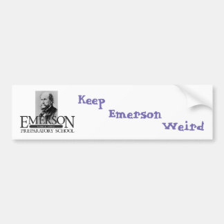 Sonderbarer Autoaufkleber Emerson (George)