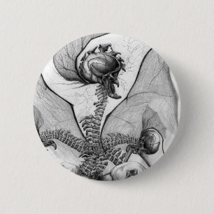 Sonderbarer Knochen-Skeleton Button