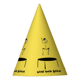 Sonderbarer menschliches partyhütchen