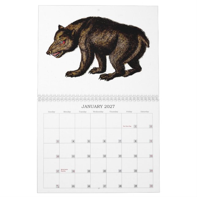 Sonderbarer Tierkalender - 2013 Kalender (Jan 2027)