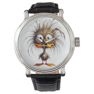 Sonderbarer Vogel Armbanduhr