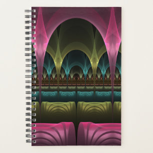 Sonderbares Fantasy-Muster abstraktes farbenfrohes Planer