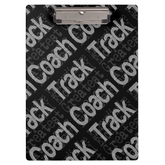 Sonderbeauftragter für Track Coach Klemmbrett (Vorderseite)