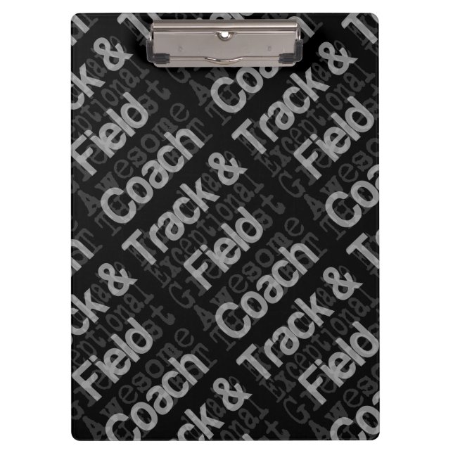 Sonderbeauftragter für Track- und Feldcoach Klemmbrett (Vorderseite)