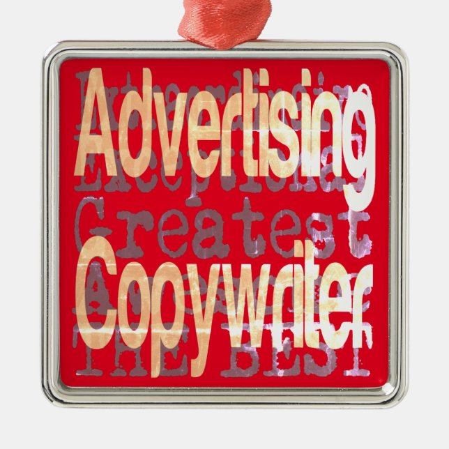 Sonderbeauftragter für Werbe-Copywriter Ornament Aus Metall (Vorne)