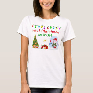 Sonderbestellung, Erstes Weihnachten als Mama-Shir T-Shirt