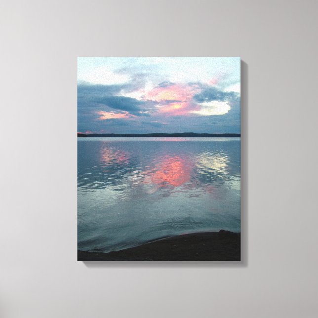 Sonderbild-Druck von Pastel Sunset Leinwanddruck (Vorderseite)