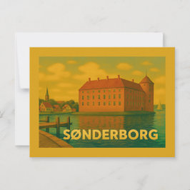 Sønderborg Dänemark Schloss Postkarte