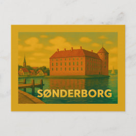 Sønderborg Dänemark Schloss Postkarte