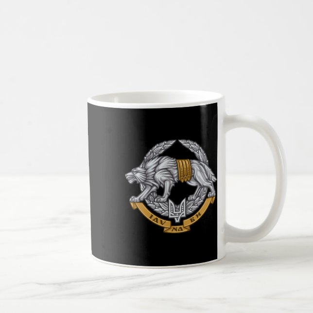 Sondereinsatzkräfte der Ukraine - Spetsnaz Wolf  Kaffeetasse (Rechts)
