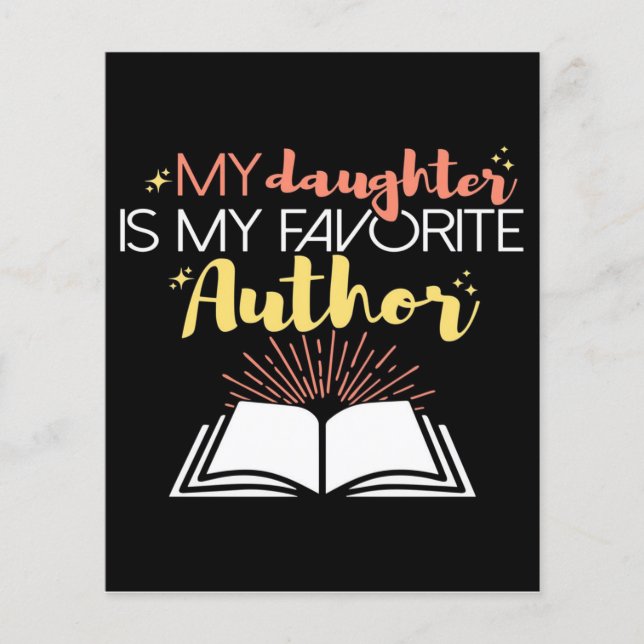 Sonderentwurf Meine Tochter ist mein Lieblingsschr Flyer (Vorne)