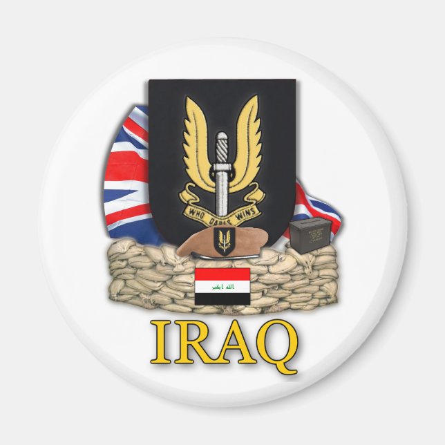 Sonderfliegerdienst sas raf iraq Kriegsveterans Ma Magnet (Vorne)