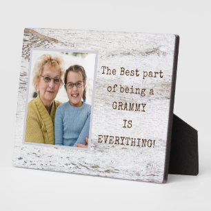 Sondergeschenk! Grammy Foto Plaque mit Easel Fotoplatte