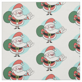 Sondergewebe des Weihnachtsmanns Stoff