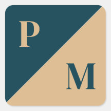 Sonderinitialen mit Gold und Blauer Kontrast