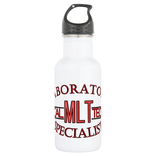 SONDERLABRADOR MLT MEDICAL LABORATORY TECHNICIAN TRINKFLASCHE (Vorderseite)