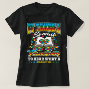 Sonderlehrer zu hören, dass Kinderhirn nicht Autis T-Shirt