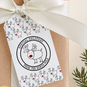 Sonderlieferung aus dem Nordpol-Custom Rentier Geschenkanhänger