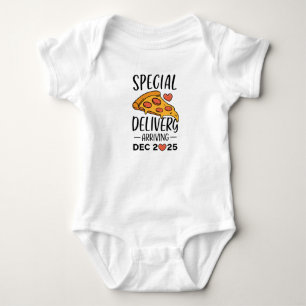 Sonderlieferung Dezember 2025 Pizzastück Baby Strampler