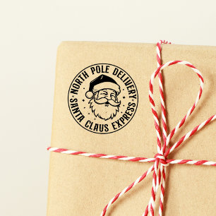 Sonderlieferung für den Nordpol Santa Claus Expres Gummistempel
