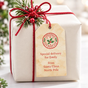 Sonderlieferung Name von Santa Nordpol Geschenkanhänger