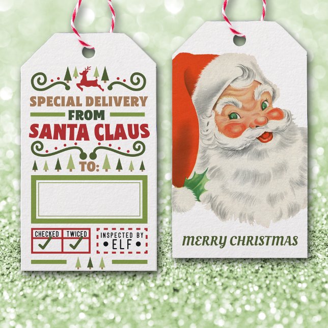 Sonderlieferung vom Weihnachtsmann Geschenkanhänger (Von Creator hochgeladen)