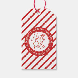 Sonderlieferung von Weihnachten an den Nordpol Geschenkanhänger