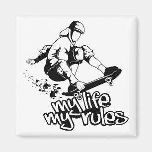 Sondermagnet auf der Skateboard Magnet