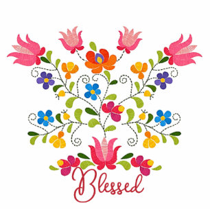 Sondermagnet für bestickte Blume Fotoskulptur Magnet