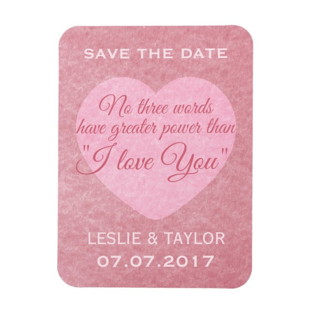 Sondermagnet "I LIEBE YOU" Magnet (Vertikal)