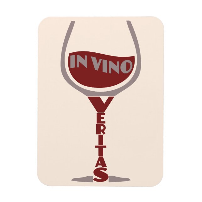 Sondermagnet in Vino Veritas Magnet (Vertikal)