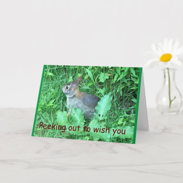 *SONDERMITARBEITER* AUF DER GEBURTSTAGSKARTE KARTE (Kleine Pflanze)