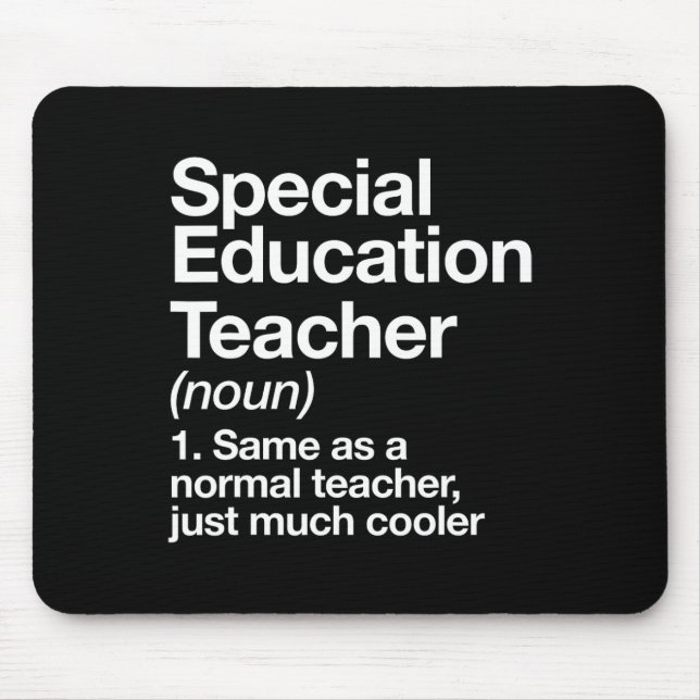 Sonderpädagogik-Lehrer Definition Lustig Byck To Mousepad (Vorne)