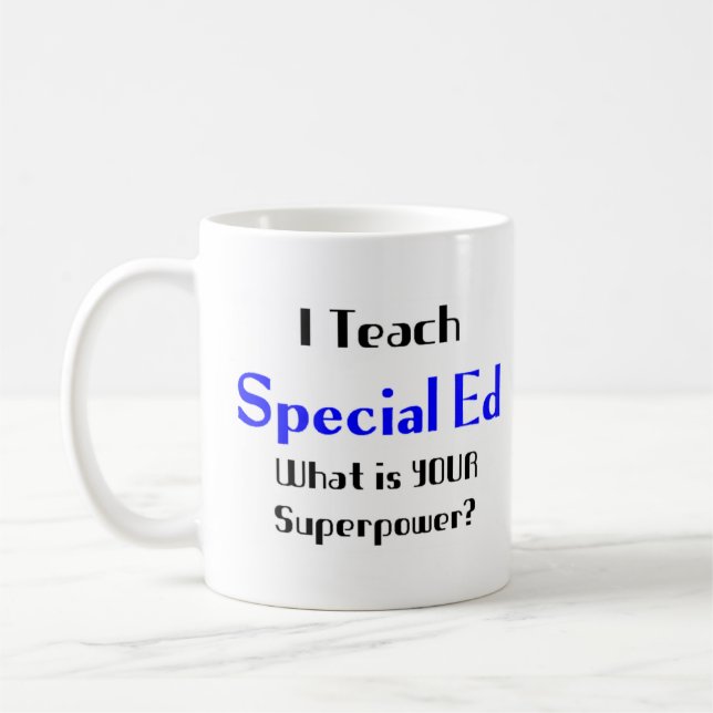 Sonderpädagogik-Lehrer Kaffeetasse (Links)