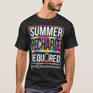 Sonderpädagogik-Lehrer Sommer-Aufladung T-Shirt