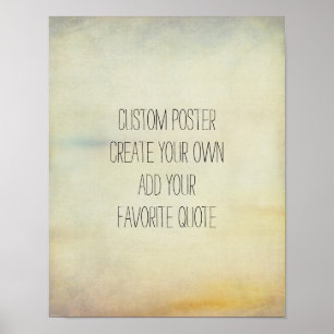Sonderposter fügen Ihren eigenen Vintagen Stil zu Poster