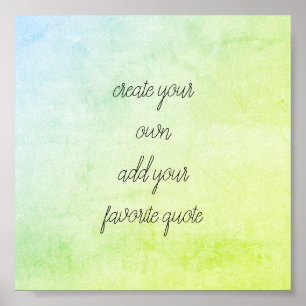 Sonderposter fügen Sie Ihr Angebot Aquarelldesign  Poster