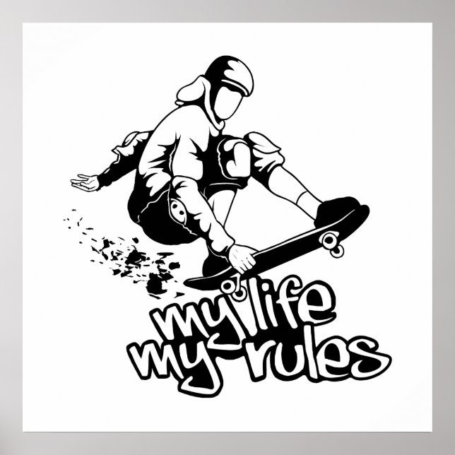 Sonderposter für Skateboards Poster (Vorne)