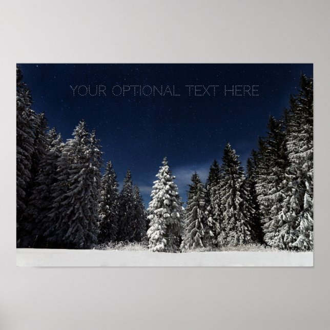 Sonderposter Winter Sky Poster (Vorne)
