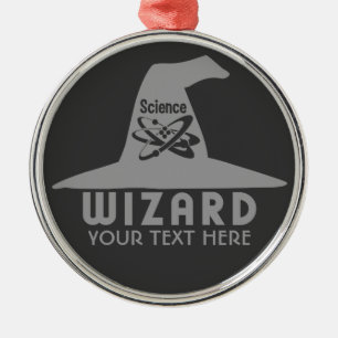 Sonderschmuck des Science Wizard Silbernes Ornament
